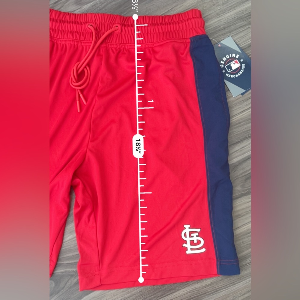St. Louis Cardinals Iconic Poly Short with Woven Panels - Mens - Picture 5 of 5
